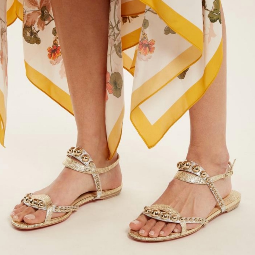 CHRISTIAN LOUBOUTIN Galeria Flat Specchio Sandal